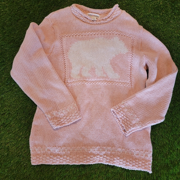 Parkhurst Sweaters - Parkhurst Pink Sweater with Bear Design S/P